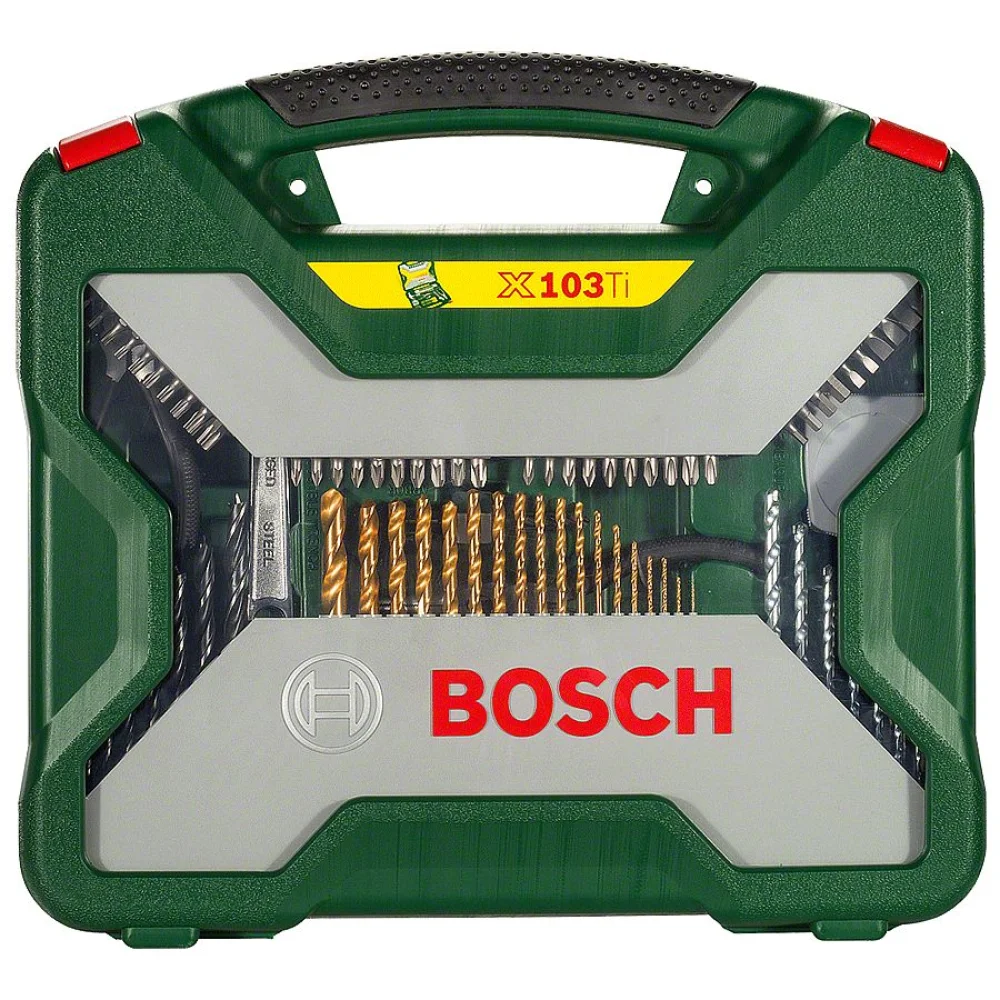 Kit Titanium de Ferramentas e Acessórios 103 Peç X-Line Bosch