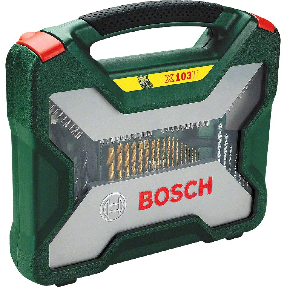 Kit Titanium de Ferramentas e Acessórios 103 Peç X-Line Bosch