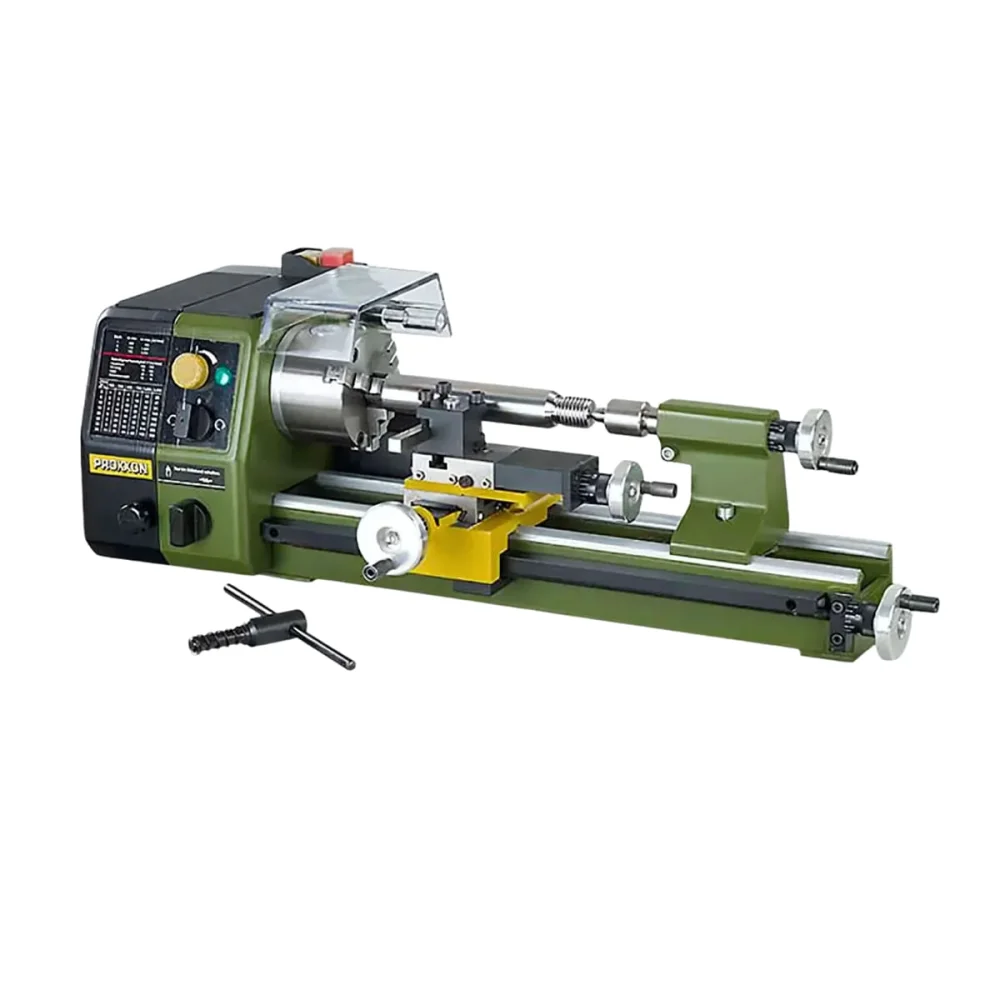 Kit Torno Mecânico de Precisão PD 250/E 24002 Proxxon e Conjunto de 3 Ferros 220 Volts