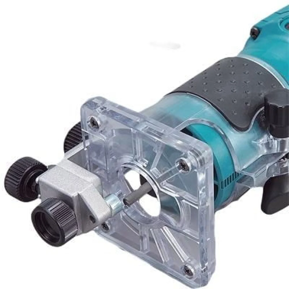 Kit Tupia 6mm 530 Watts 3709 Makita e Jogo de 12 Fresas para Madeira 220 Volts