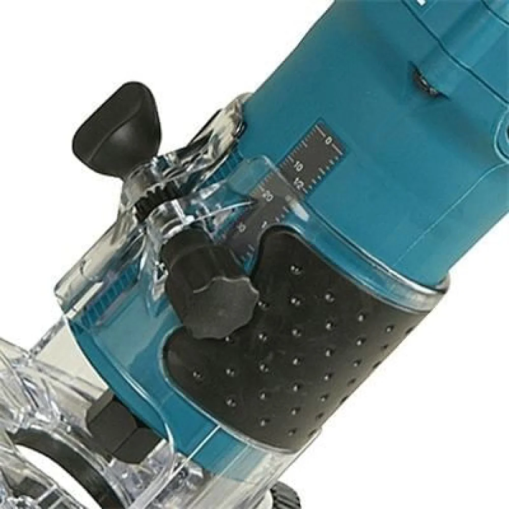 Kit Tupia 6mm 530 Watts 3709 Makita e Jogo de 12 Fresas para Madeira 220 Volts