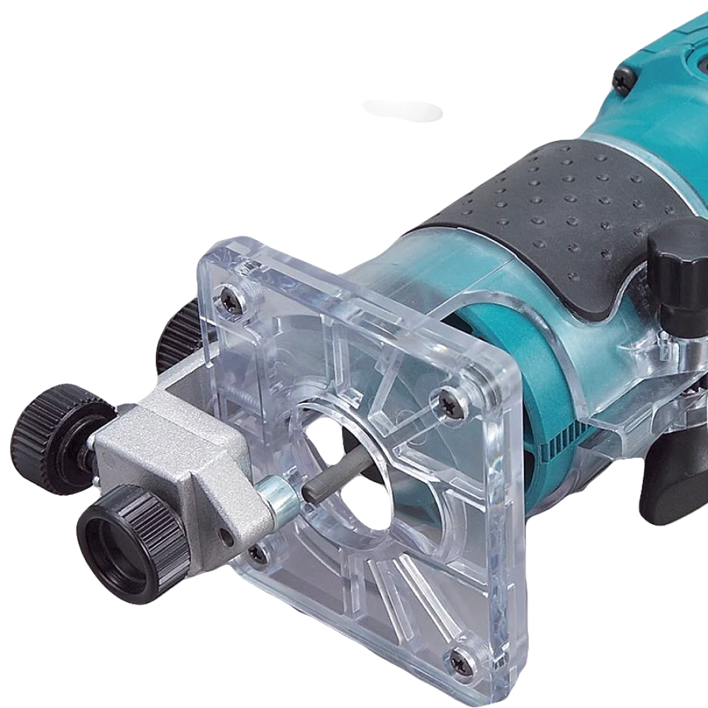 Kit Tupia 6mm 530 Watts 3709 Makita e Jogo de 6 Fresas para Madeira 110 Volts