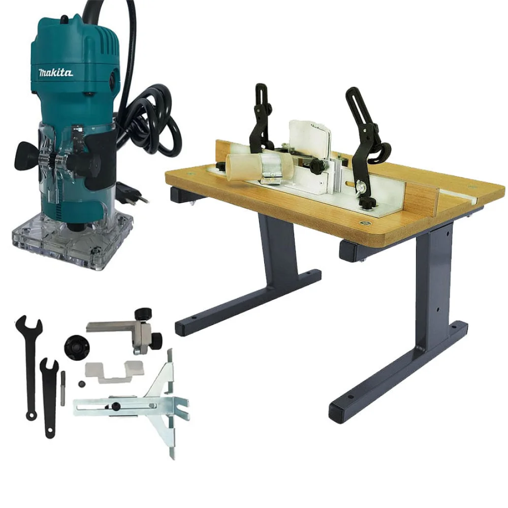 Kit Tupia 6mm 530 Watts 3709 Makita e Mesa para Tupias -MT430