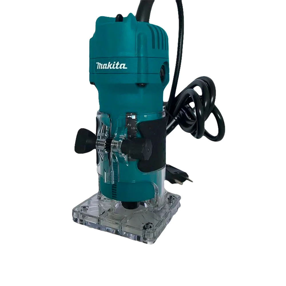 Kit Tupia 6mm 530 Watts 3709 -P e 3 Fresas D-16461 Makita e Jogo de 12 Fresas 110 Volts