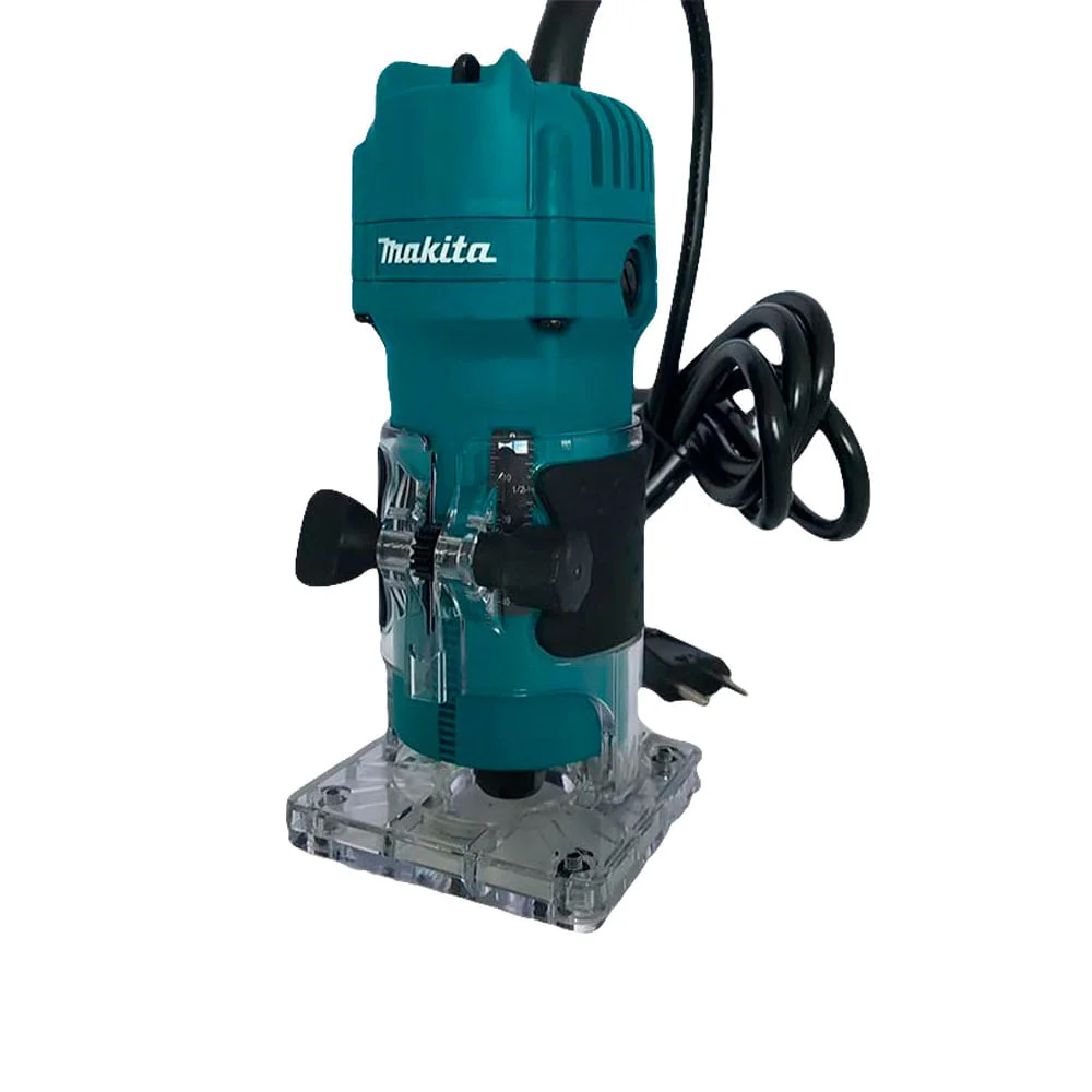 Kit Tupia 6mm 530 Watts 3709 -P e 3 Fresas D-16461 Makita e Jogo de 12 Fresas 220 Volts