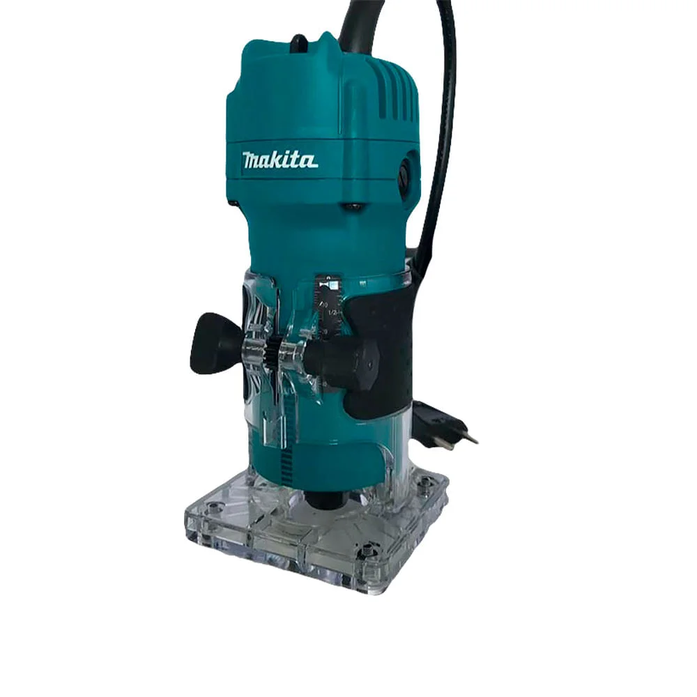 Kit Tupia 6mm 530 Watts 3709 -P e 3 Fresas D-16461 Makita e Jogo de 24 Fresas 110 Volts