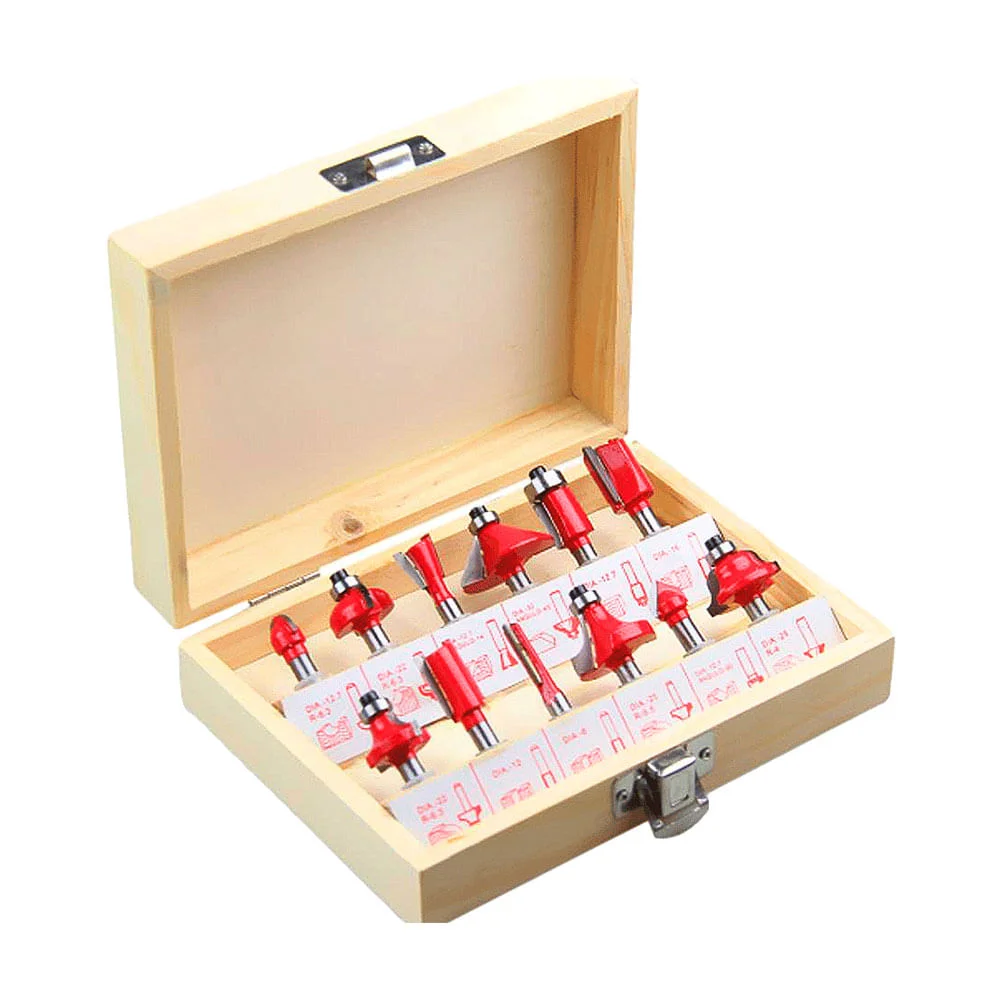 Kit Tupia com Base Imersão GOF 1600 CE Bosch e Conjunto de 12 Fresas para Madeira