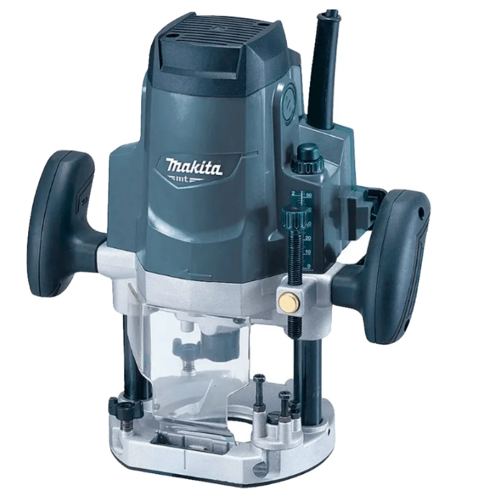 Kit Tupia de Coluna 12mm 1.650 Watts Makita + 2 Cjs de Fresas para Madeira - NKF