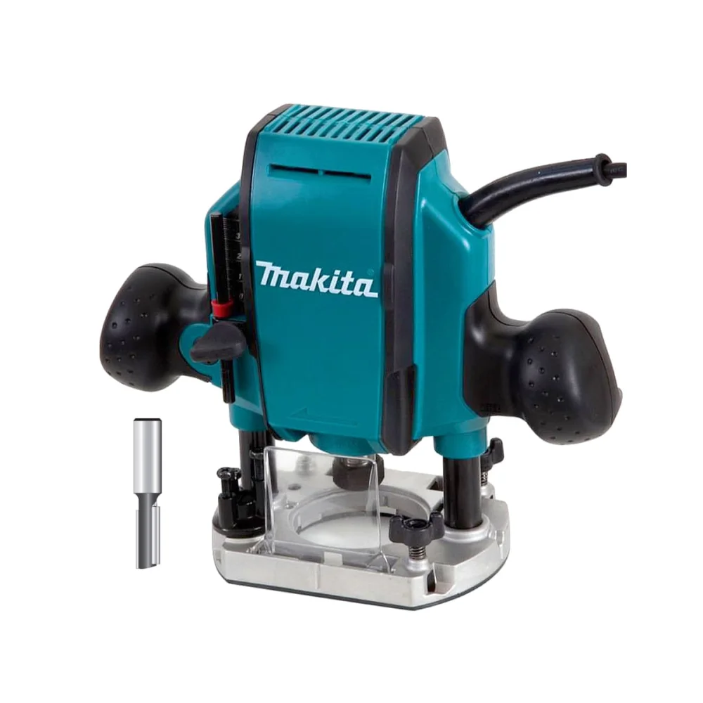 Kit Tupia de Coluna 900 Watts RP0900 Makita e Fresa Dupla 1/4 Pol D-49052