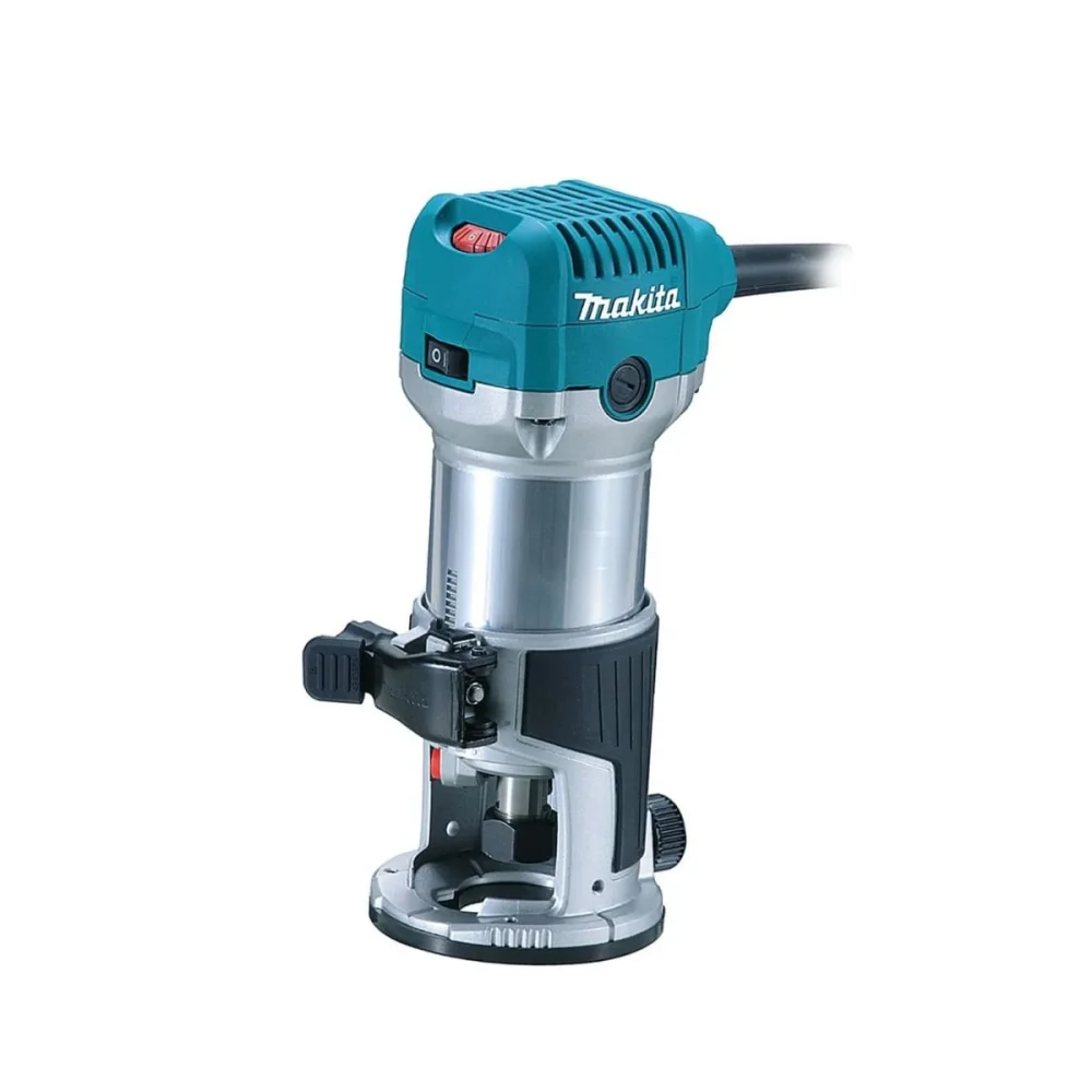 Kit Tupia Laminadora 6mm 710 Watts RT0700C Makita e Fresa e Maleta de Alumínio