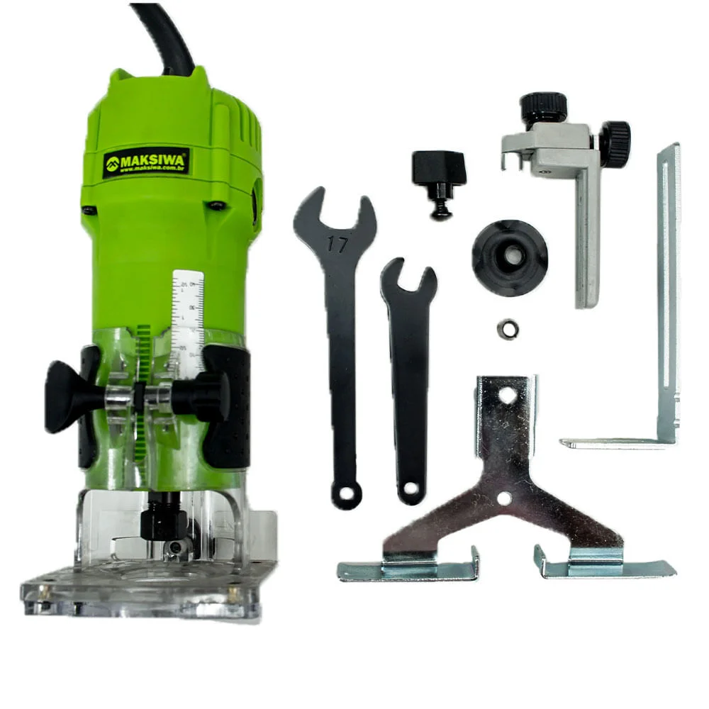 Kit Tupia Laminadora TM.550 Maksiwa e Cj de Fresas para Madeira 6mm NKF