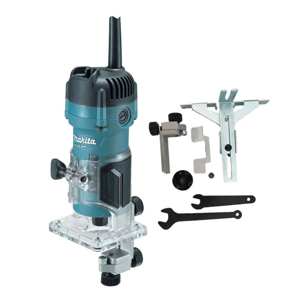 Kit Tupia Manual 530 Watts M3700B Makita e Fresa Paralela Dupla 1/4 Pol D-49052