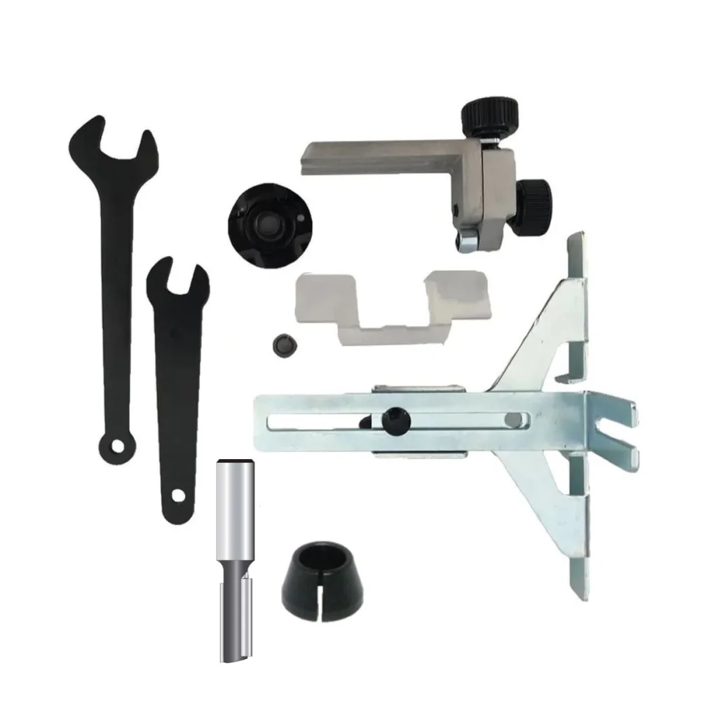 Kit Tupia Manual 530W M3700B Makita e Fresa Paralela Dupla e Pinça de 1/4 Pol