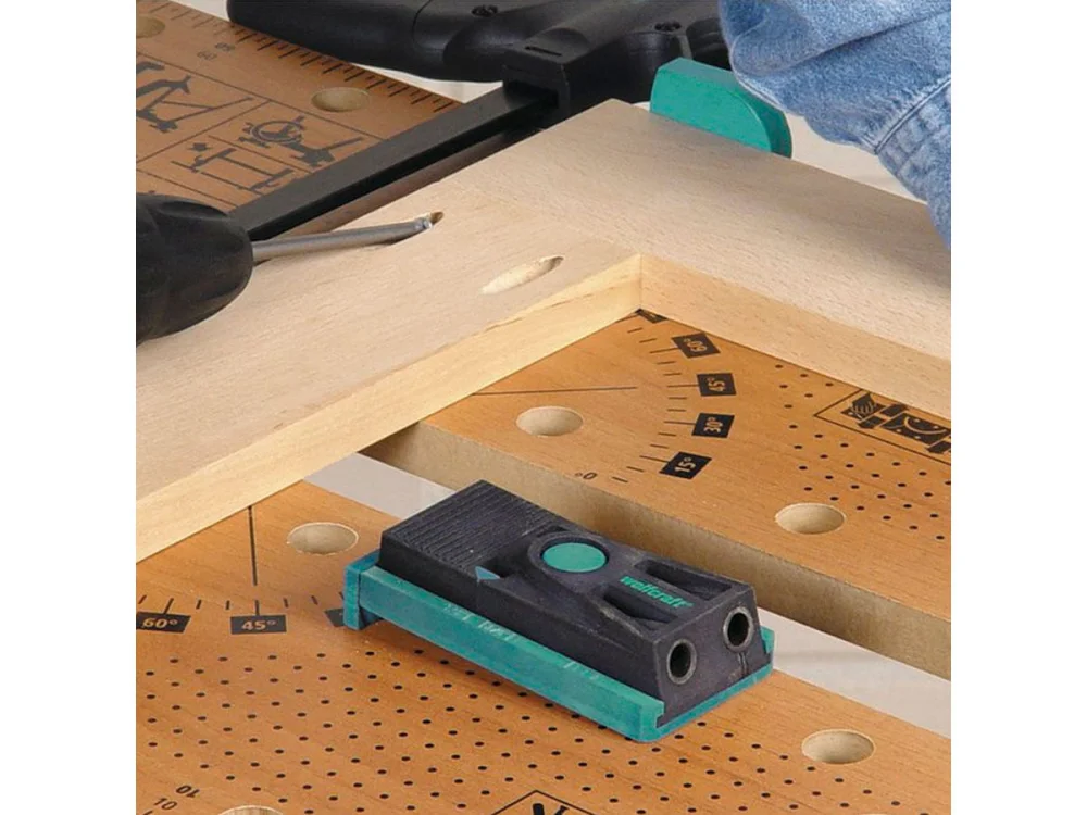 Kit Undercover Jig Gabarito e Broca e Chave Sextavada 464200 Wolfcraft