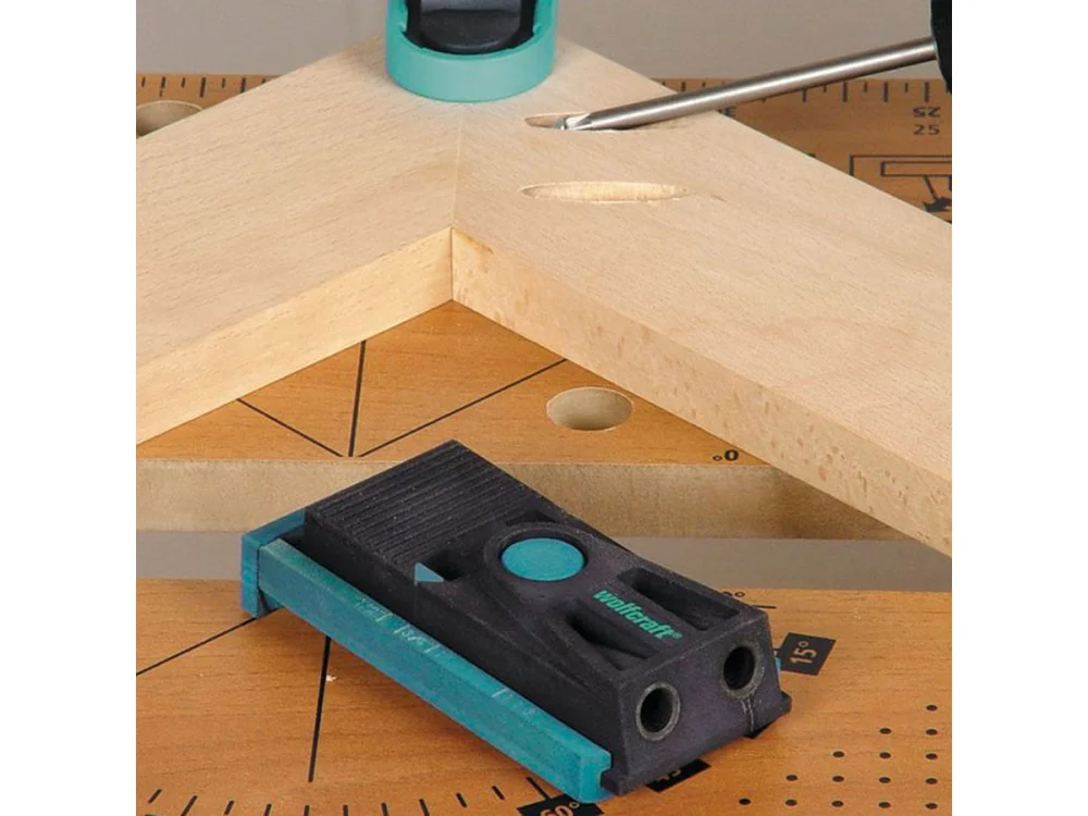 Kit Undercover Jig Gabarito e Broca e Chave Sextavada 464200 Wolfcraft