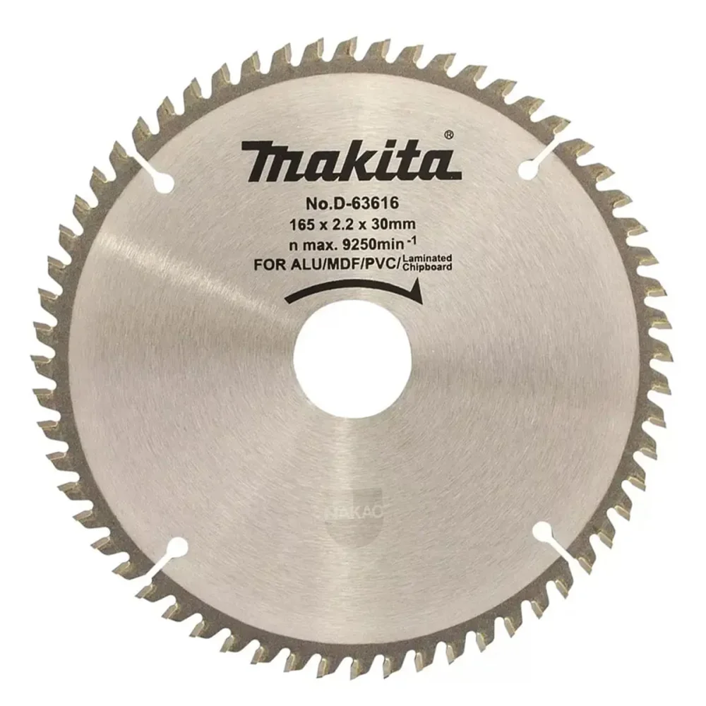 Lâmina de Serra TCM 165mm x 30mm x 60T D-63616 Makita