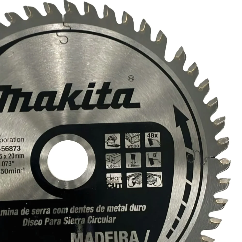 Lâmina de Serra TCT 165x20mm 48 Dentes B-56873 Makita