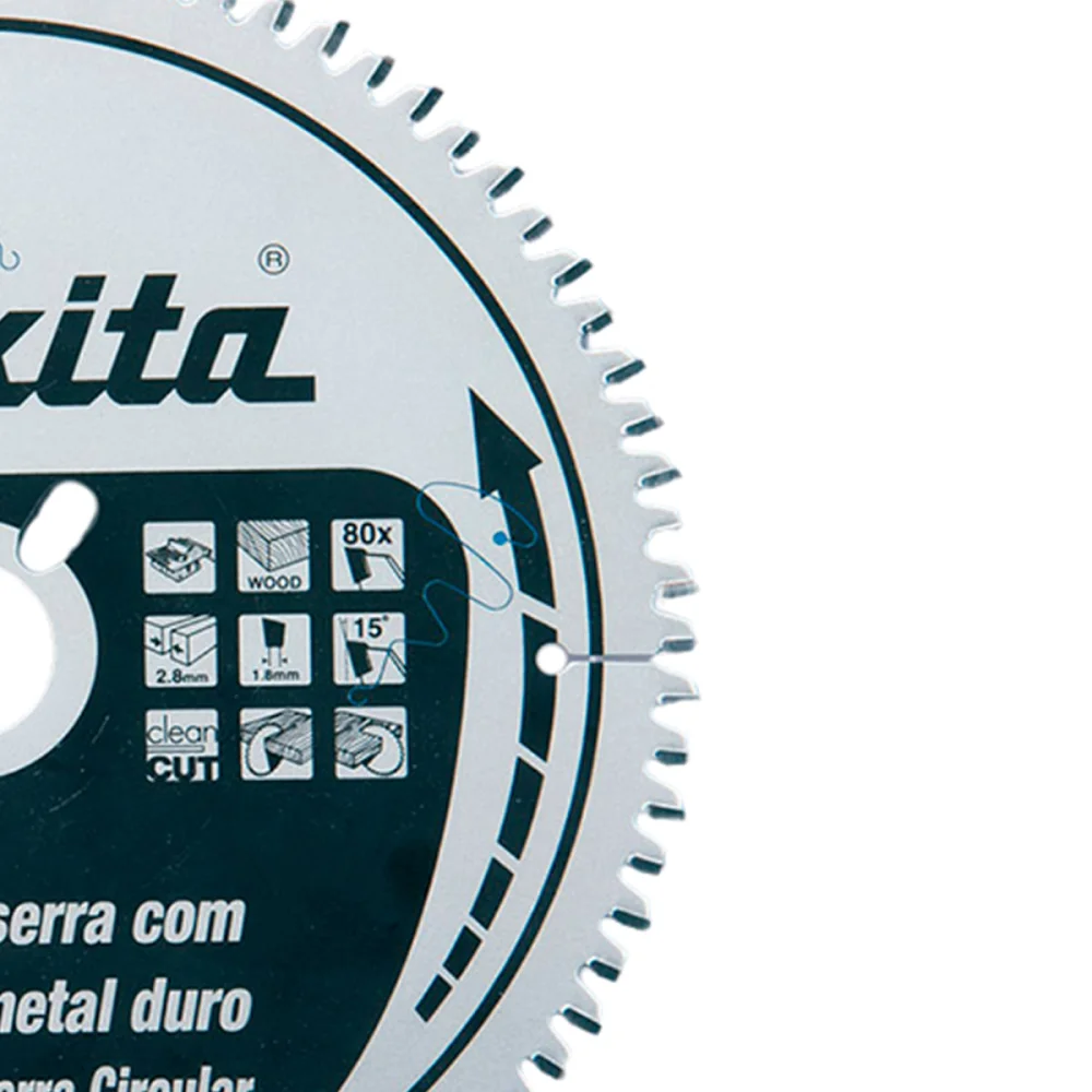 Lâmina de Serra TCT 255x30x1.8mm 80 Dentes B-19473 Makita