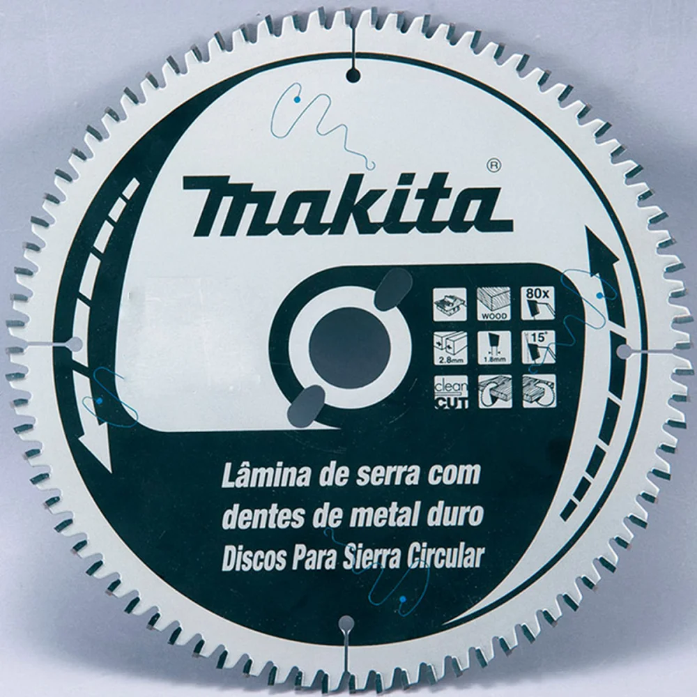 Lâmina de Serra TCT 255x30x1.8mm 80 Dentes B-19473 Makita