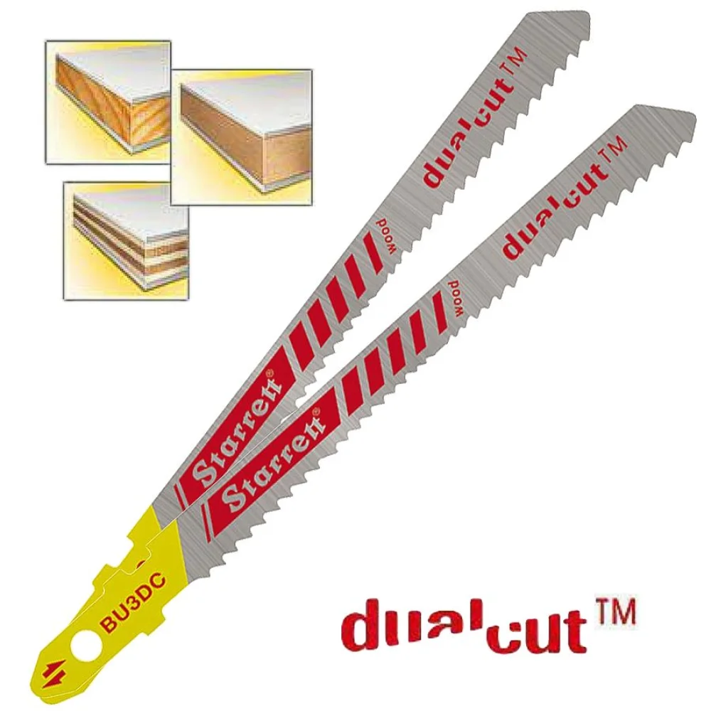 Lâmina de Serra Tico Tico Bi-Metal Encaixe Unificado BU3DC-2 Starret 2 Peç