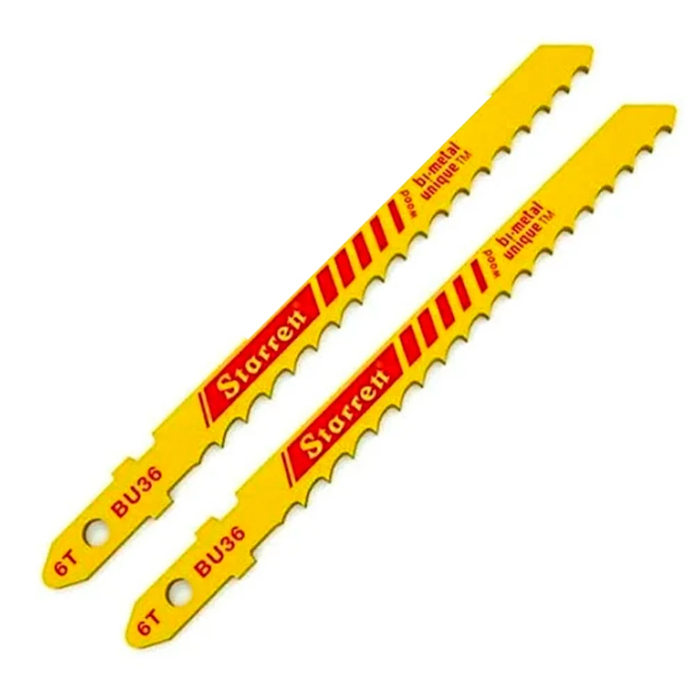 Lâmina de Serra Tico Tico Bi-Metal Unique para Madeira BU36-2 Starret 2 Peç