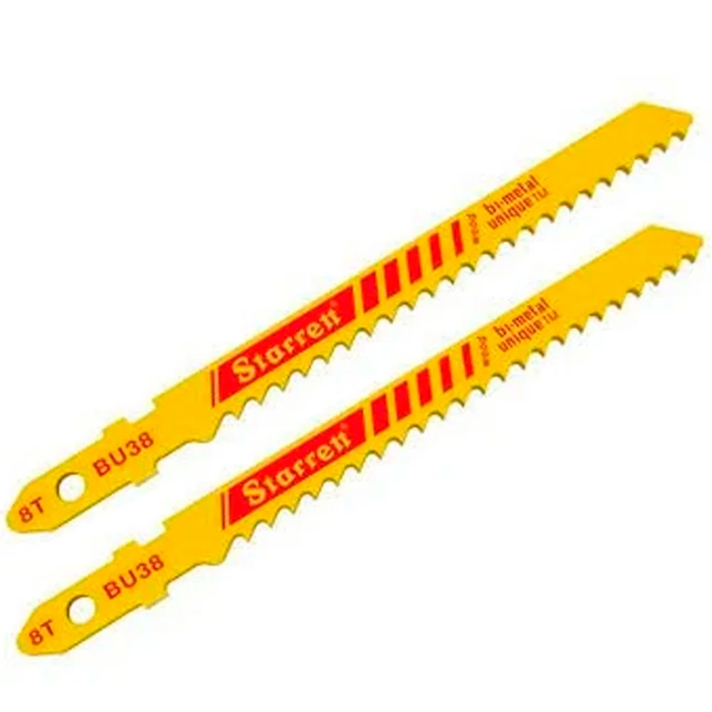 Lâmina de Serra Tico Tico Bi-Metal Unique para Madeira BU38-2 Starret 2 Peç