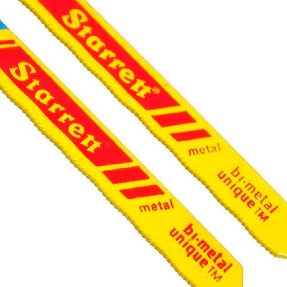 Lâmina de Serra Tico Tico Bi-Metal Unique para Metal BU232-2 Starret 2 Peç