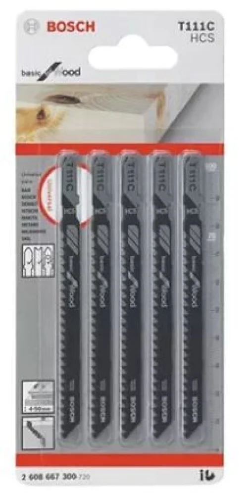Lâmina de Serra Tico Tico T111C Bosch 5 Unidades