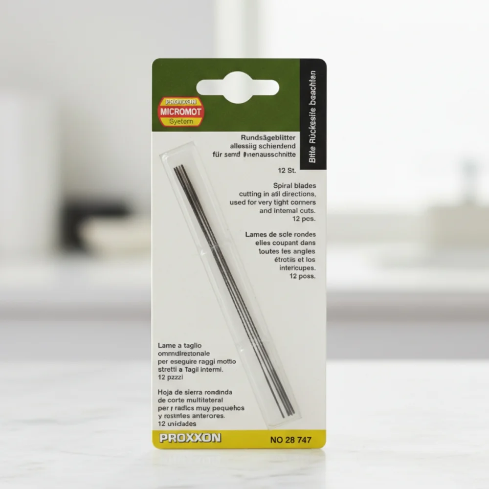 Lâmina em Espiral Sem Pinos para Tico Tico 130mm 12 Peç 28747 Proxxon