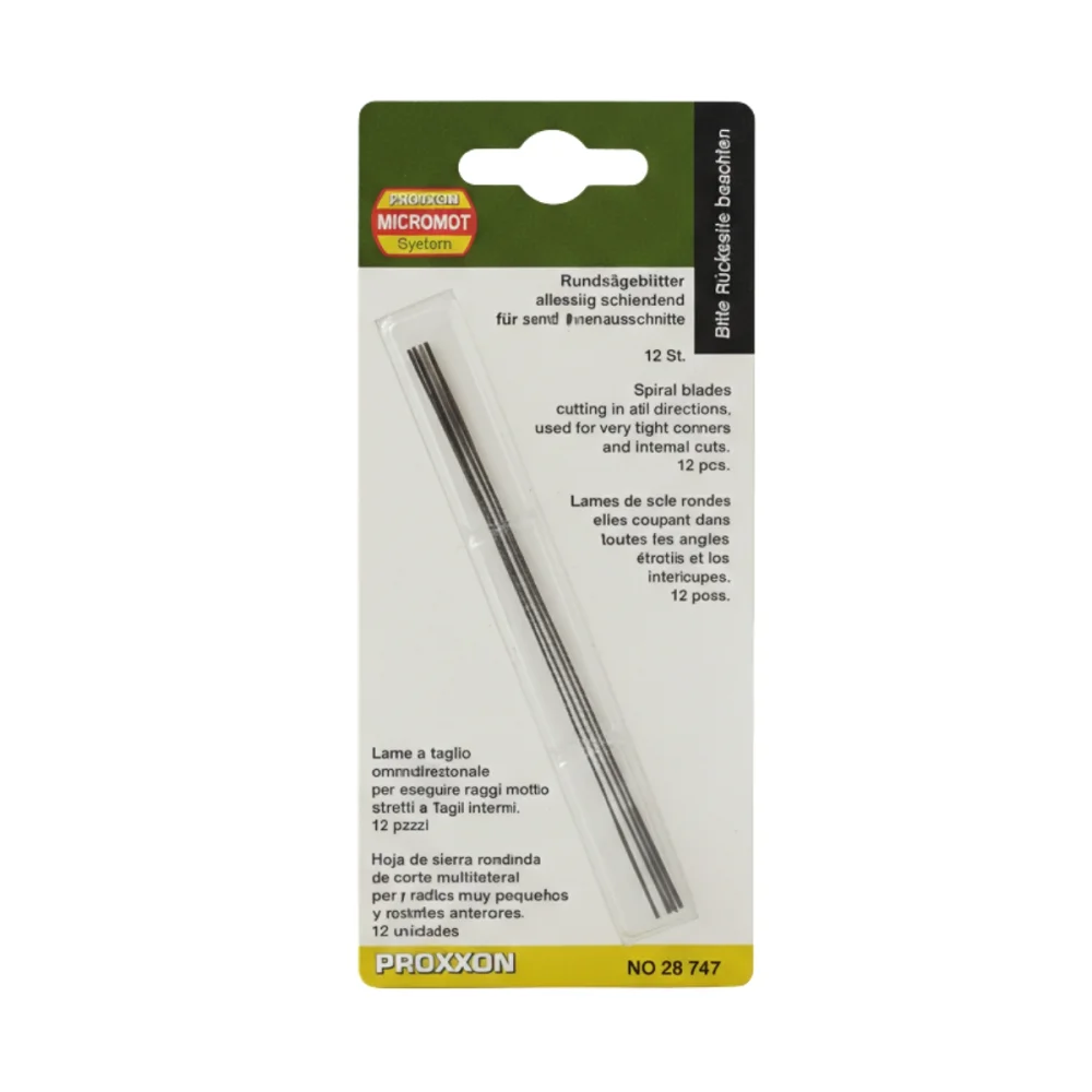Lâmina em Espiral Sem Pinos para Tico Tico 130mm 12 Peç 28747 Proxxon