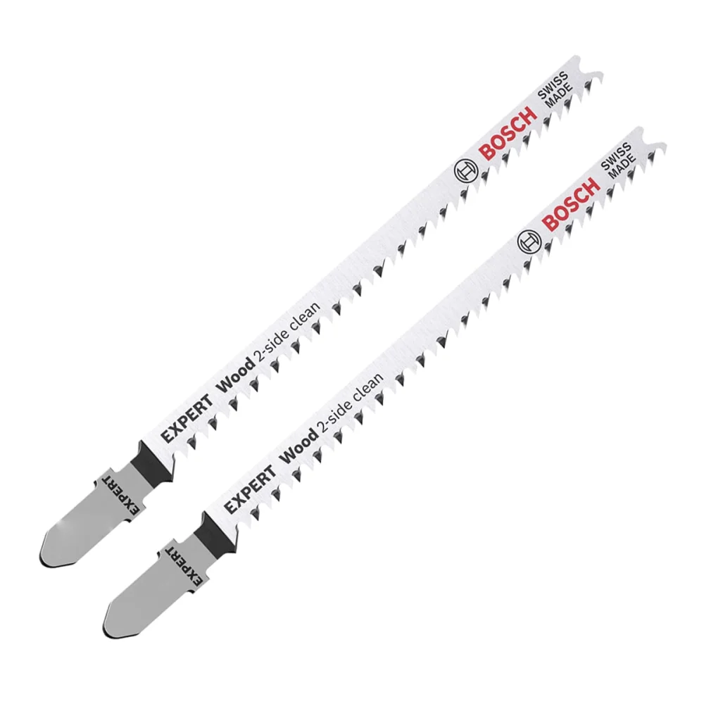 Lâmina para Tico Tico 117x2.2mm Wood 2 SideClean T308B Bosch 2 Peç
