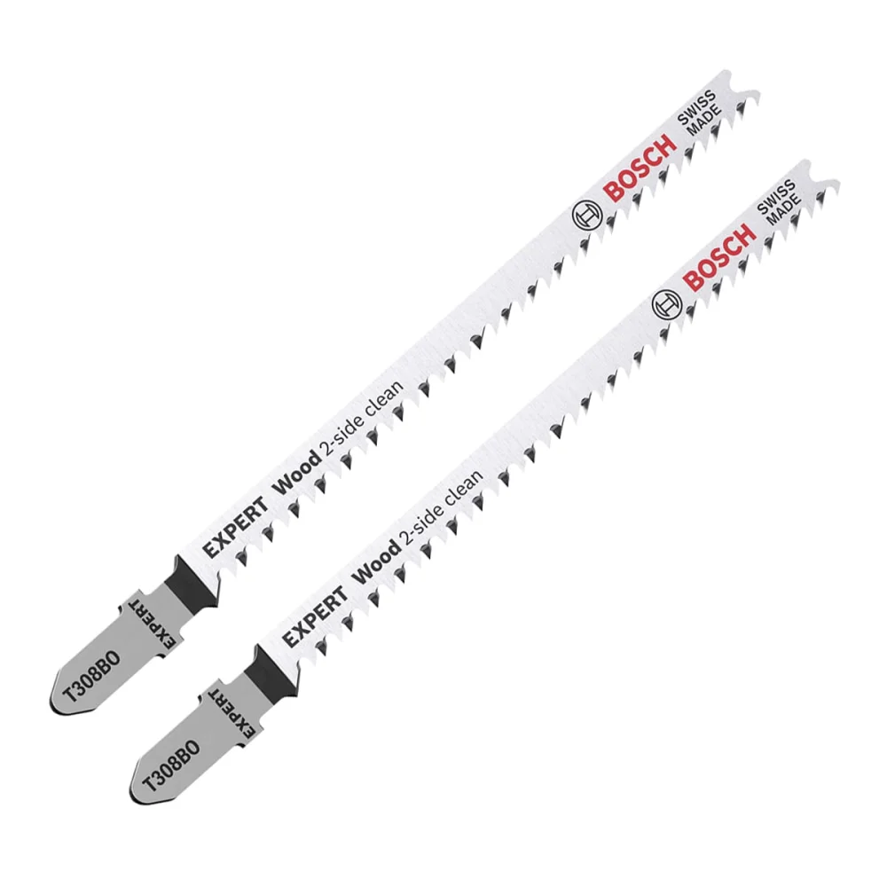 Lâmina para Tico Tico Expert 117x2.2mm Wood 2 Side Clean T308B Bosch 2 Peç