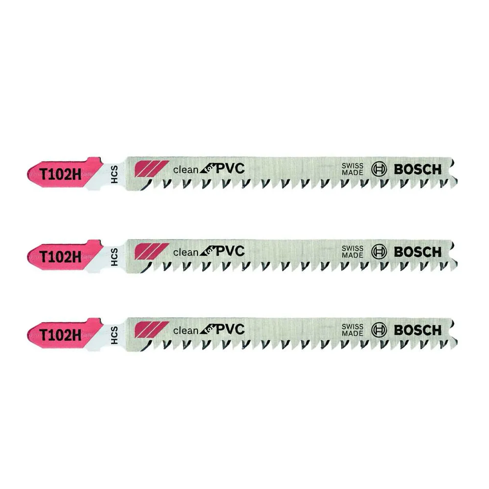 Lâminas de Serra Tico Tico para Plásticos 3 Unidades T102H Bosch