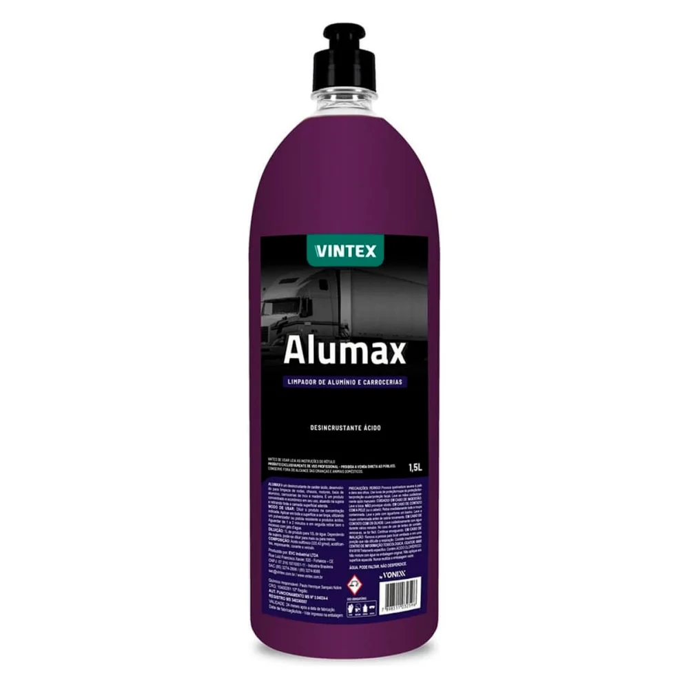 Limpa Baú Motor Chassi Alumax Desengraxante Vintex Vonixx 15 Litros