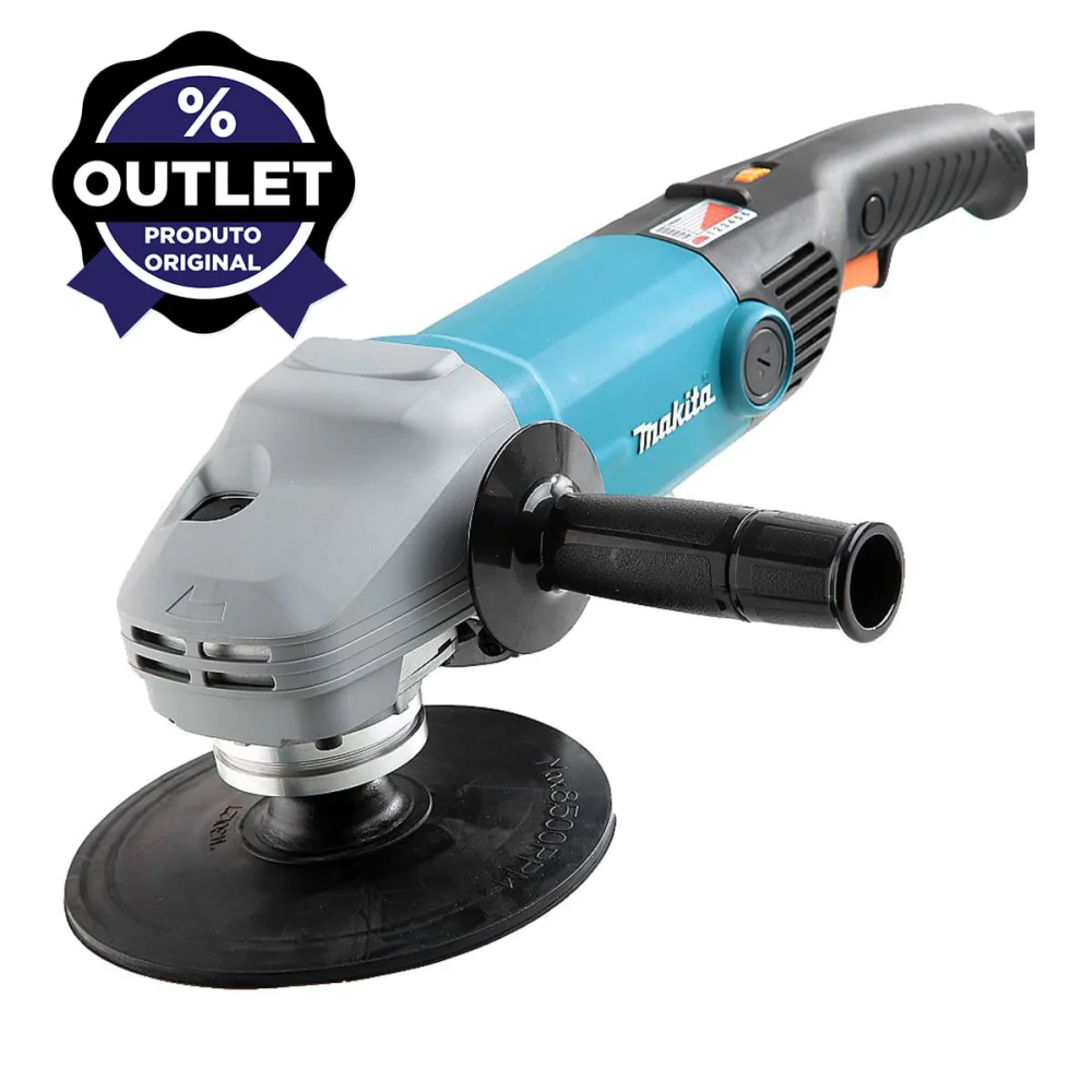Lixadeira e Politriz Eletrônica 180mm 1.600 Watts SA7000C Makita Outlet