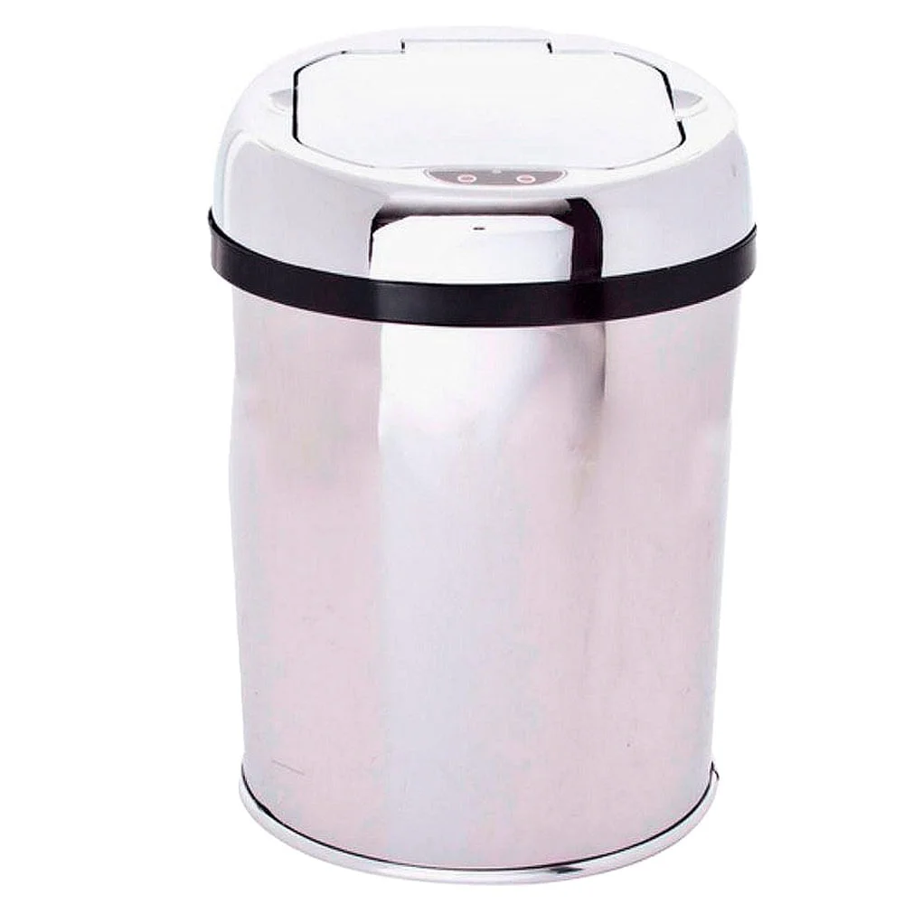 Lixeira Automática com Sensor de 6 Litros Aço Inox