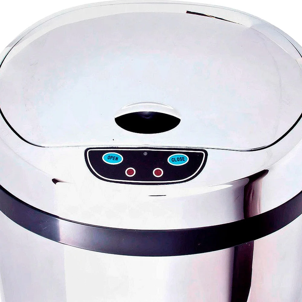 Lixeira Automática com Sensor de 9 Litros Aço Inox