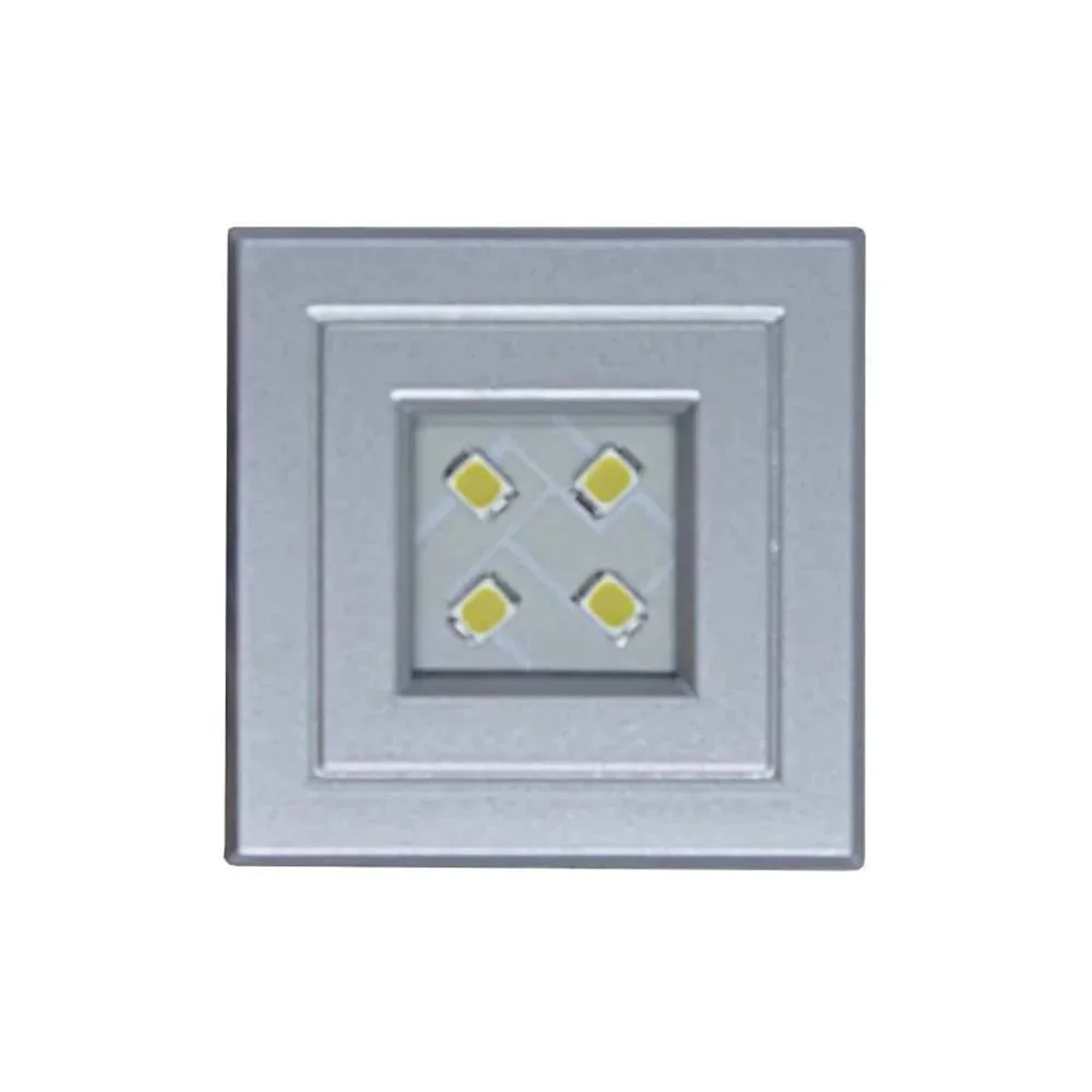 Luminária de Embutir Pop com 4 Leds 0.9 Watts Flux-Volt 0005833001311 Lumitek