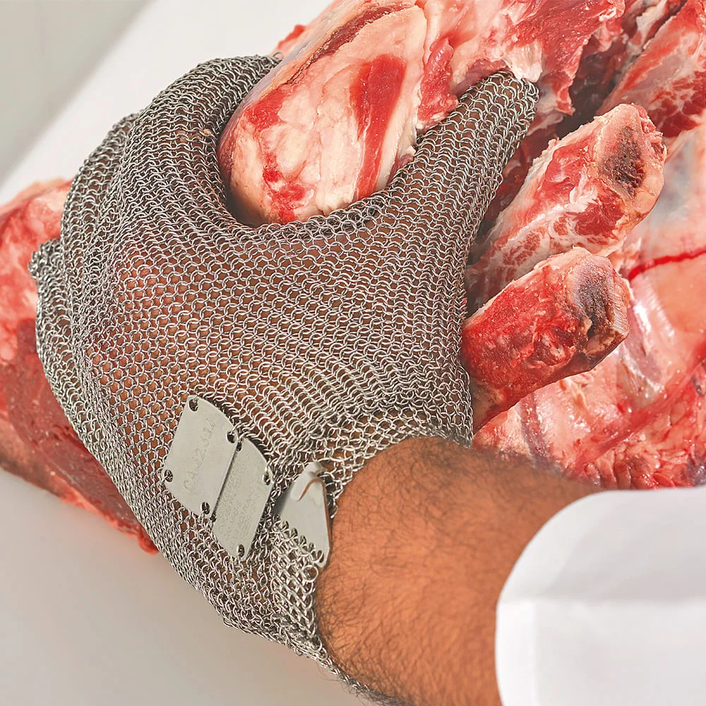 Luva de Segurança Malha de Aço MHG-S Punho Curto Starrett Tamanho P