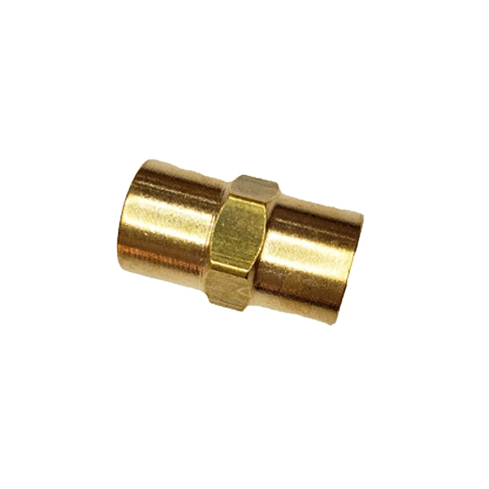 Luva Rosca Fêmea 1/2 x 1/2 Fêmea Bsp Aço 000.LUB-2B Lubefer