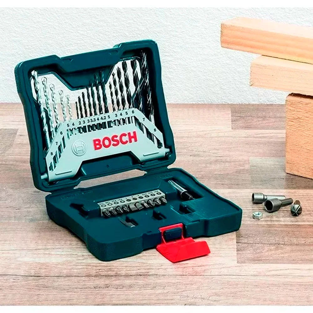 Maleta de Brocas X-Line com 33 Peç Bosch