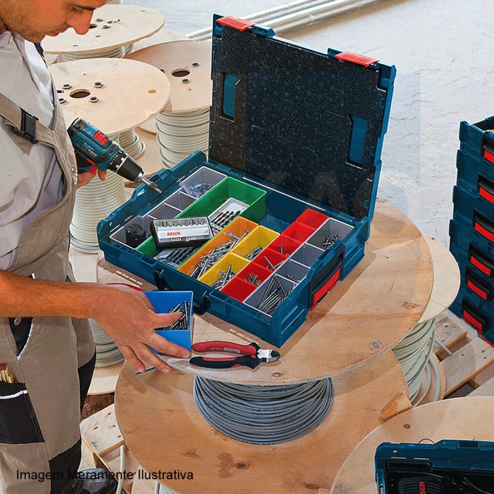 Maleta L-BOXX 102 com 13 Divisória Bosch