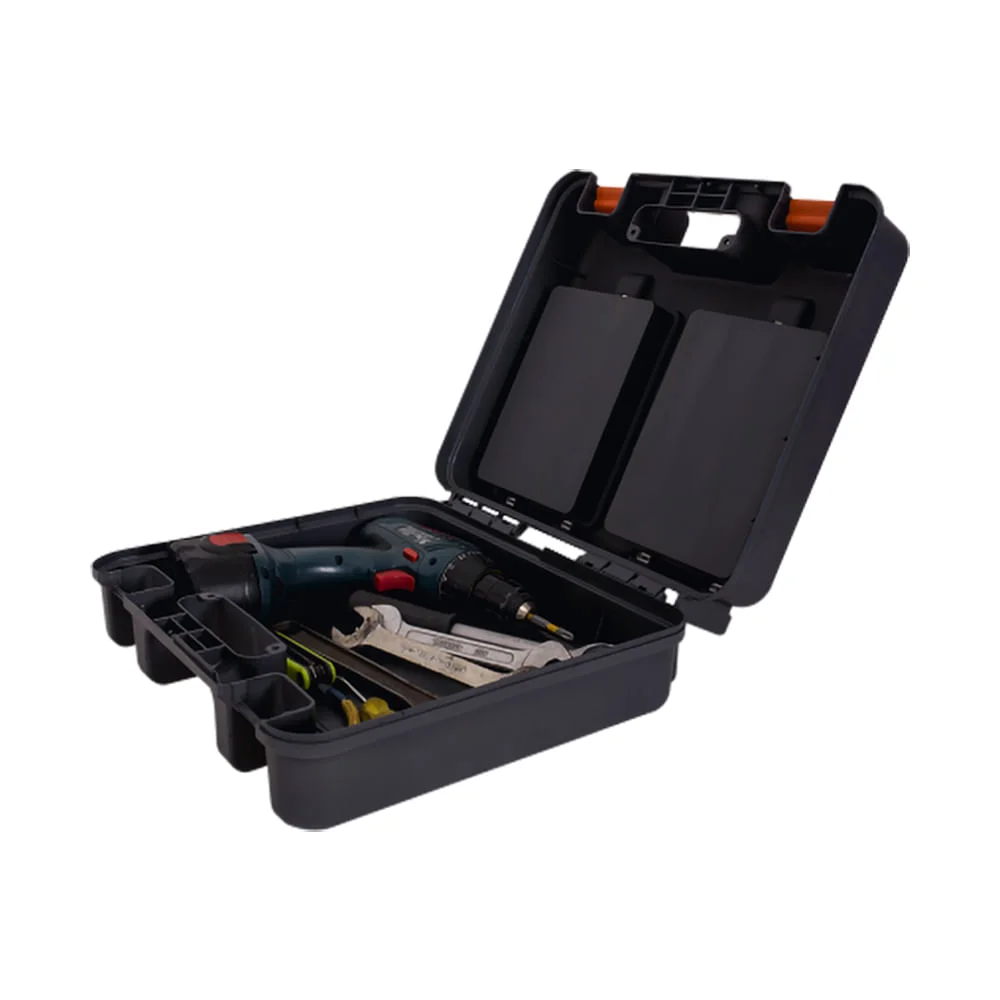 Maleta Para Furadeira Parafusadeira com 2 estojos 35x33x13cm 96007 Presto