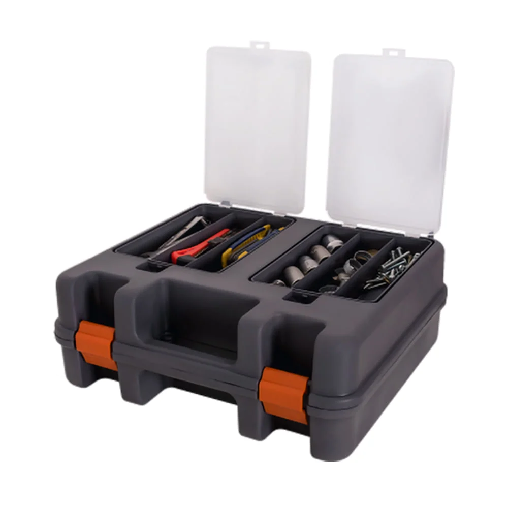 Maleta Para Furadeira Parafusadeira com 2 estojos 35x33x13cm 96007 Presto