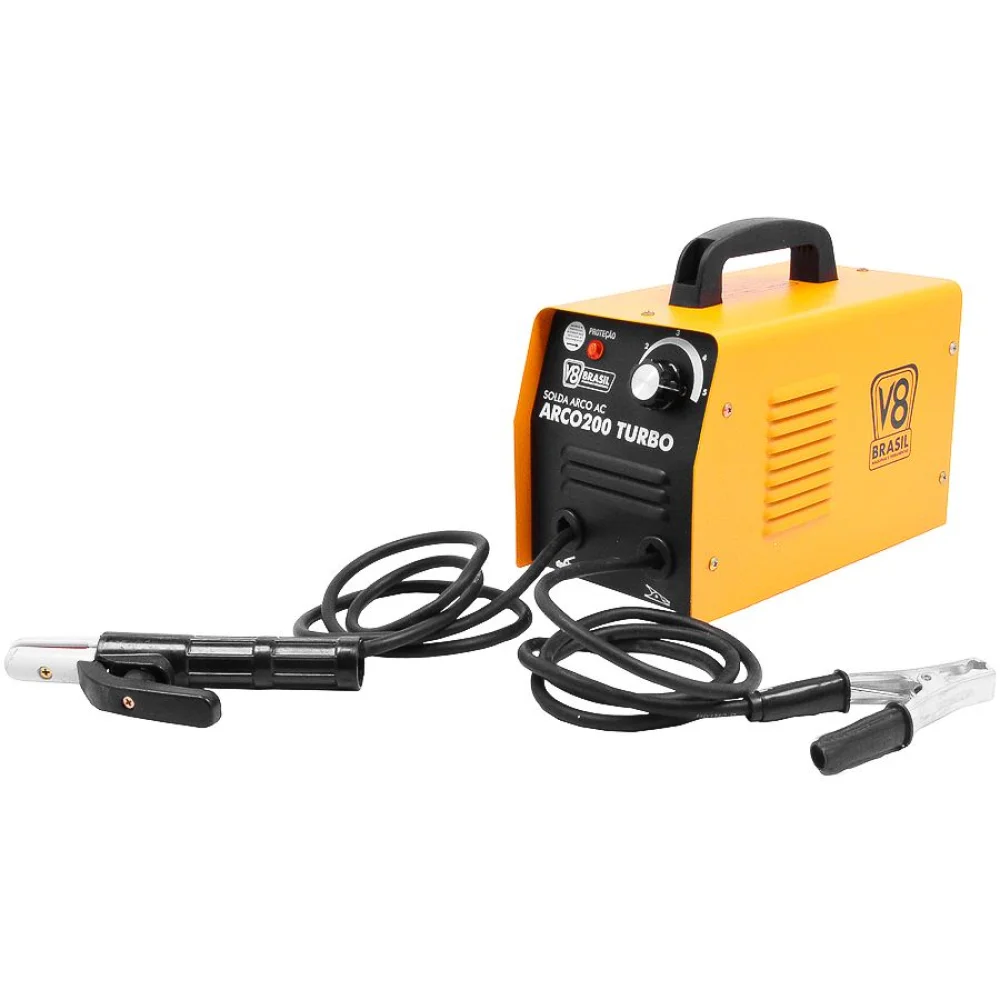 Máquina de Solda Arco 200 Turbo V8 Brasil 220 Volts