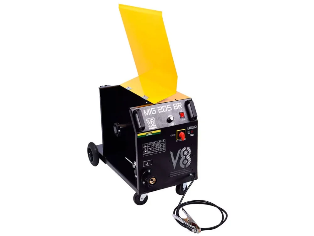 Máquina de Solda MIG 205 sem Tocha 111722 V8 Brasil 220 Volts