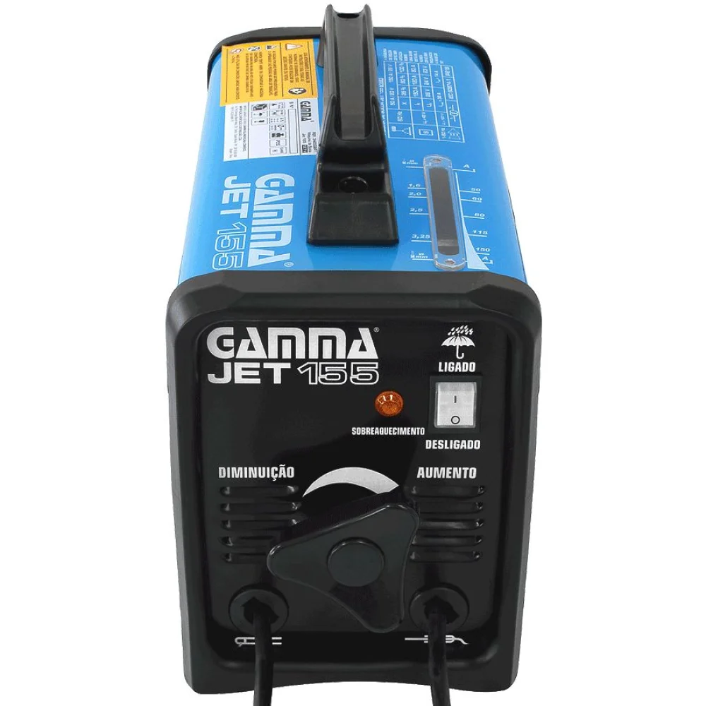 Máquina de Solda Monofásico Jet 155 3465GBR2 Gamma Ferramentas 220 Volts