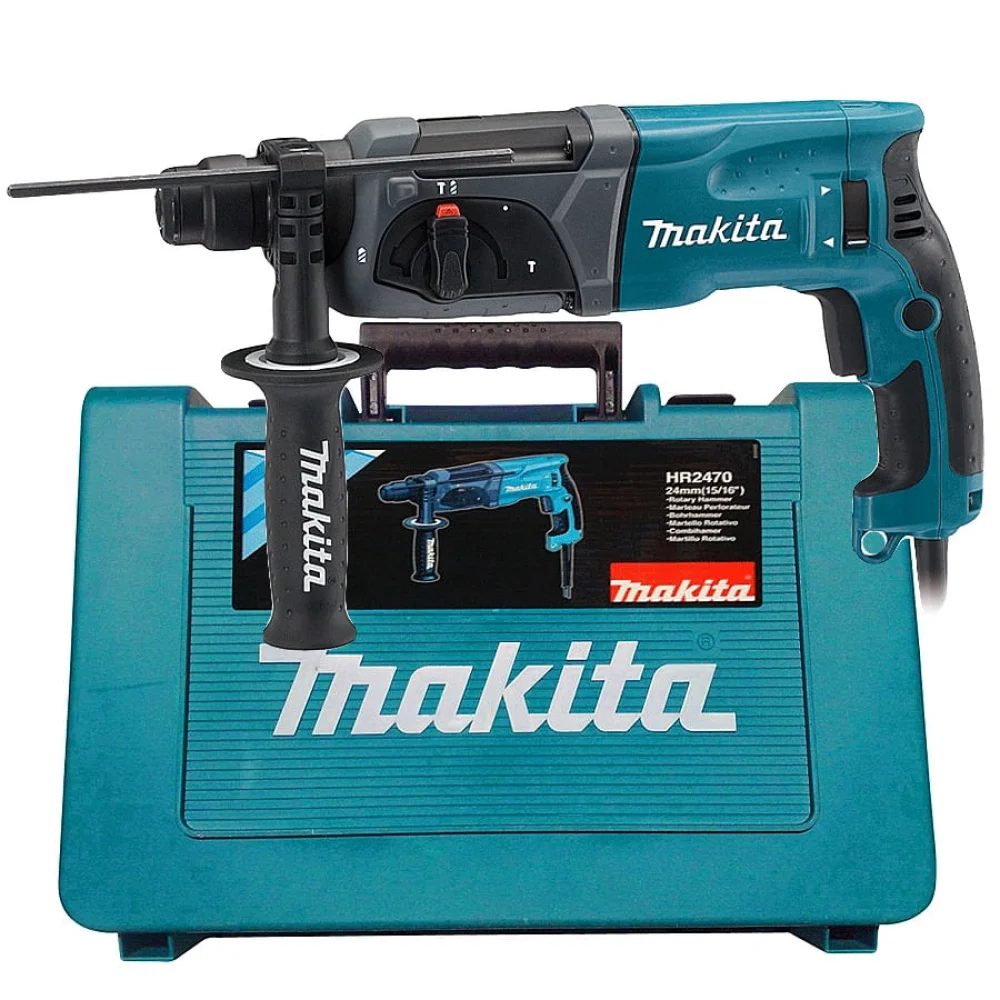Martelete Combinado 24mm com Encaixe SDS PLUS 800 Watts HR2470 Makita