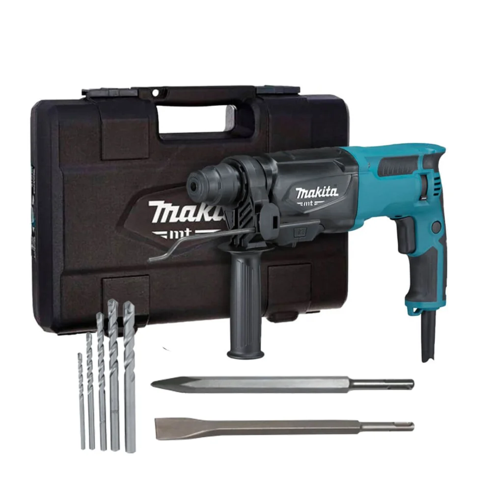 Martelete Combinado 26mm 800 Watts M8701B -P e Ponteira e Talhadeira Makita