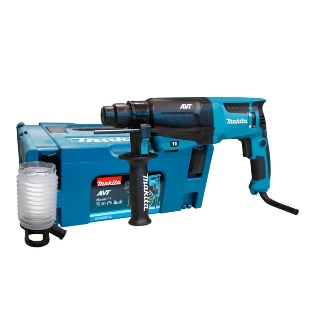 Martelete Combinado 26mm 830 Watts e Maleta MAK-PAC HR2631FXJ Makita 110 Volts